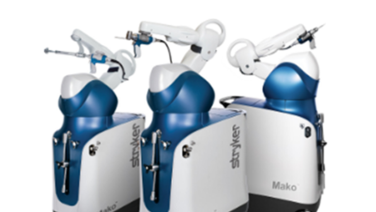 한국스트라이커, 참조은병원에 인공관절 수술 로봇 ‘마코’ 공급