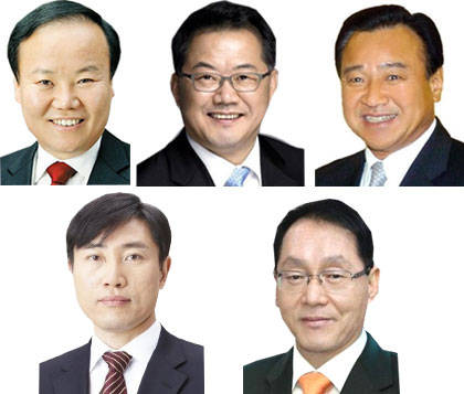 김재원 의원, 신성범 의원, 이완구 의원, 하태경 의원, 이운룡 의원