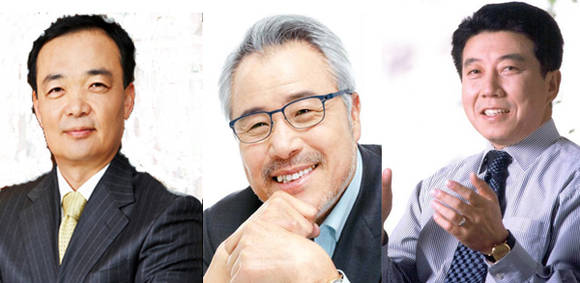 이승일 한국 피자헛 대표, 정우현 미스터 피자 대표, 오광현 한국 도미노 피자 대표