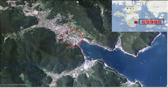 해양레저 서비스산업 클러스터 조성 위치도